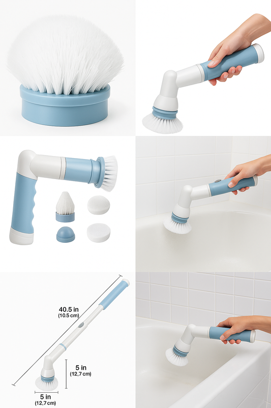 Electric Spin Scrubber – 4 Brush Heads