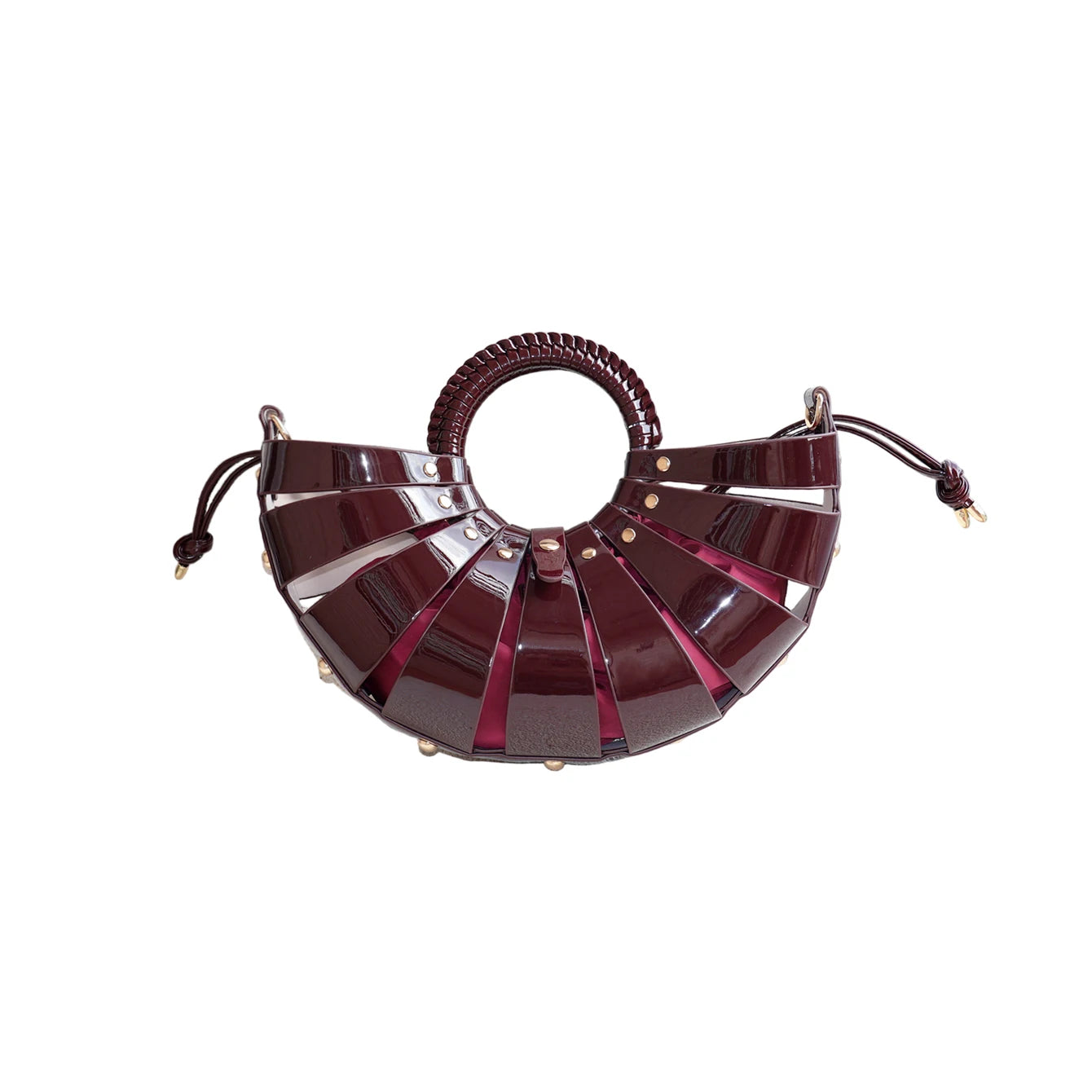 Women's PU Leather Round Handbag – Large Capacity Retro Tote, 6 Colors
