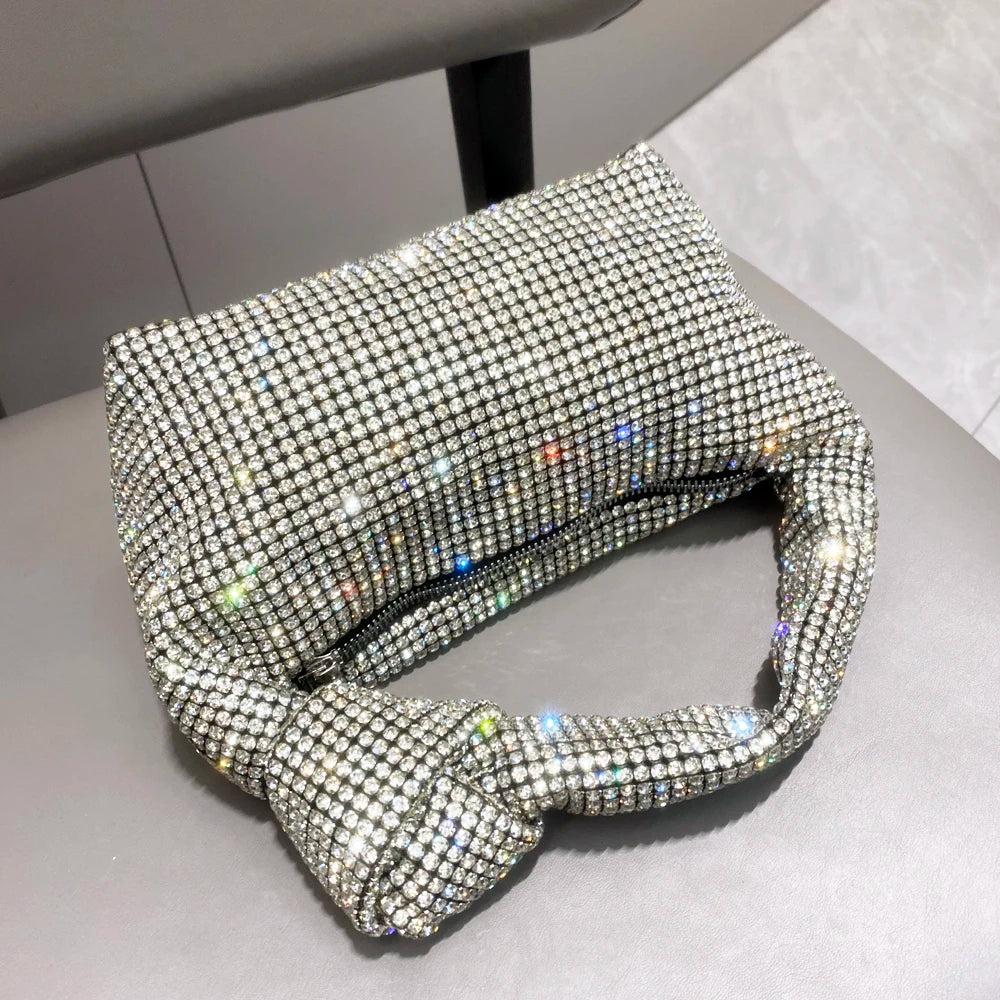 Women's Crystal Rhinestone Evening Clutch Bag – Banquet & Party, 7 Colors