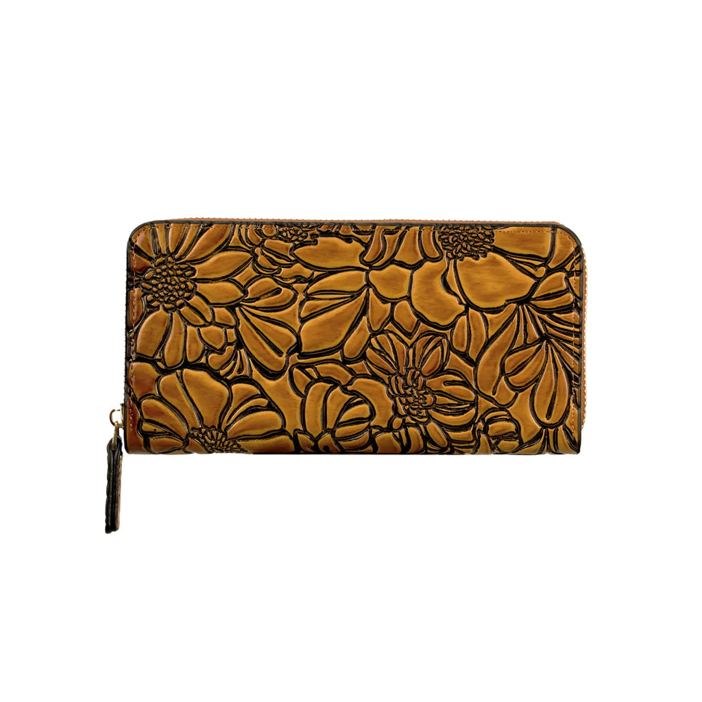 Women's Floral PU Leather Long Wallet – Large Capacity Card Holder & Coin Purse, 8 Styles