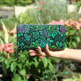 Women's Floral PU Leather Long Wallet – Large Capacity Card Holder & Coin Purse, 8 Styles