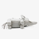 Women's Rhino-Shaped Faux Leather Shoulder Bag – Novelty Handbag, 6 Colors