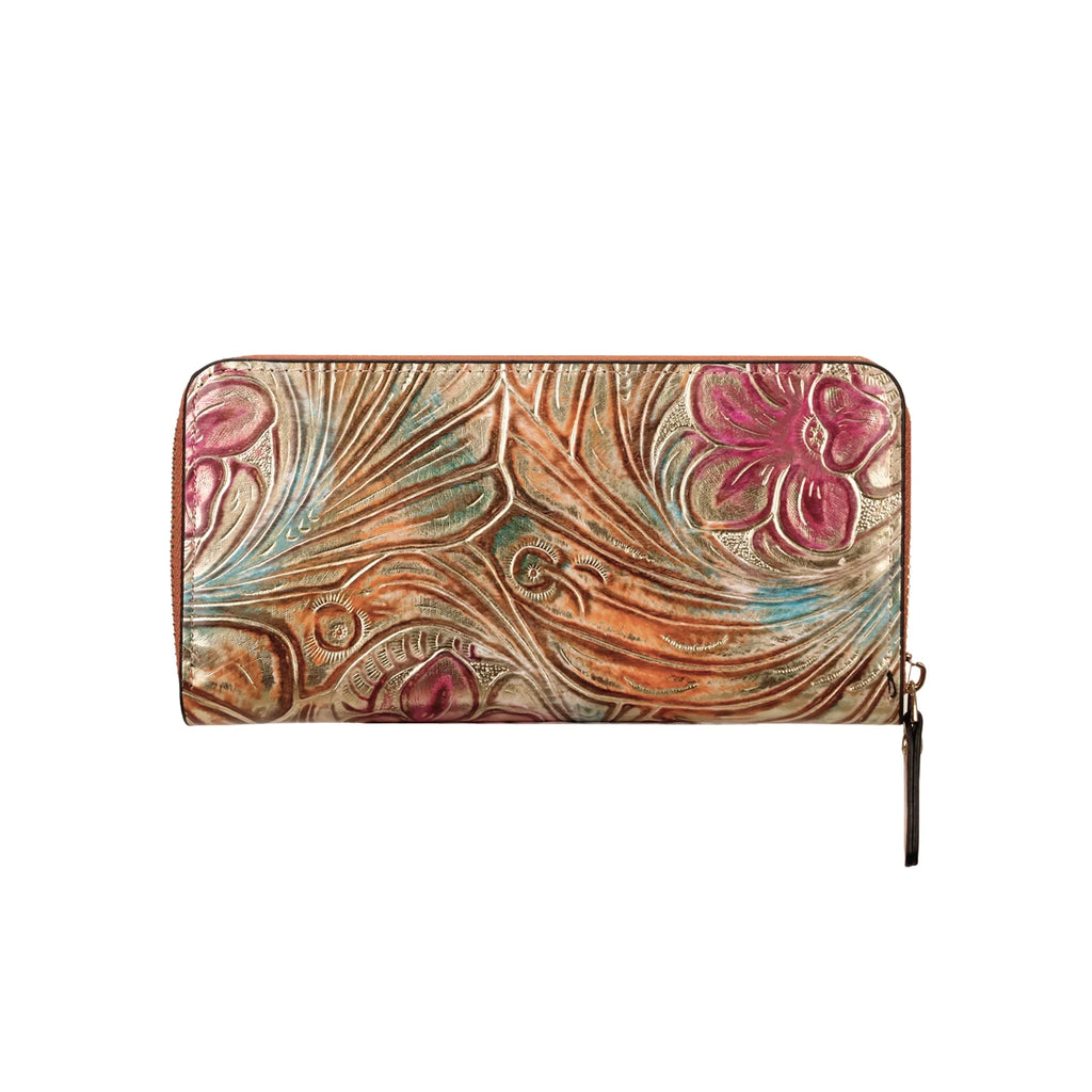 Women's Floral PU Leather Long Wallet – Large Capacity Card Holder & Coin Purse, 8 Styles