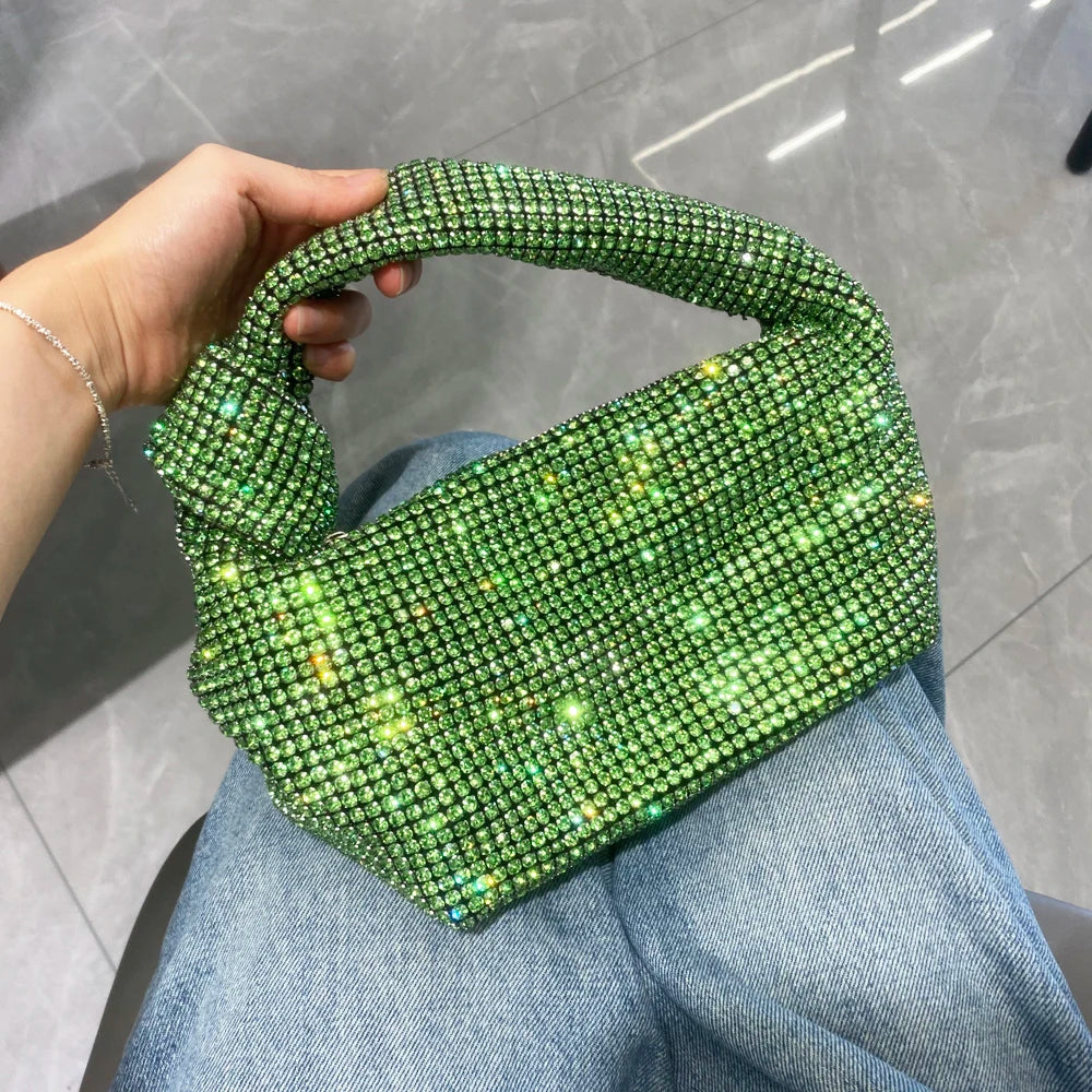 Women's Crystal Rhinestone Evening Clutch Bag – Banquet & Party, 7 Colors