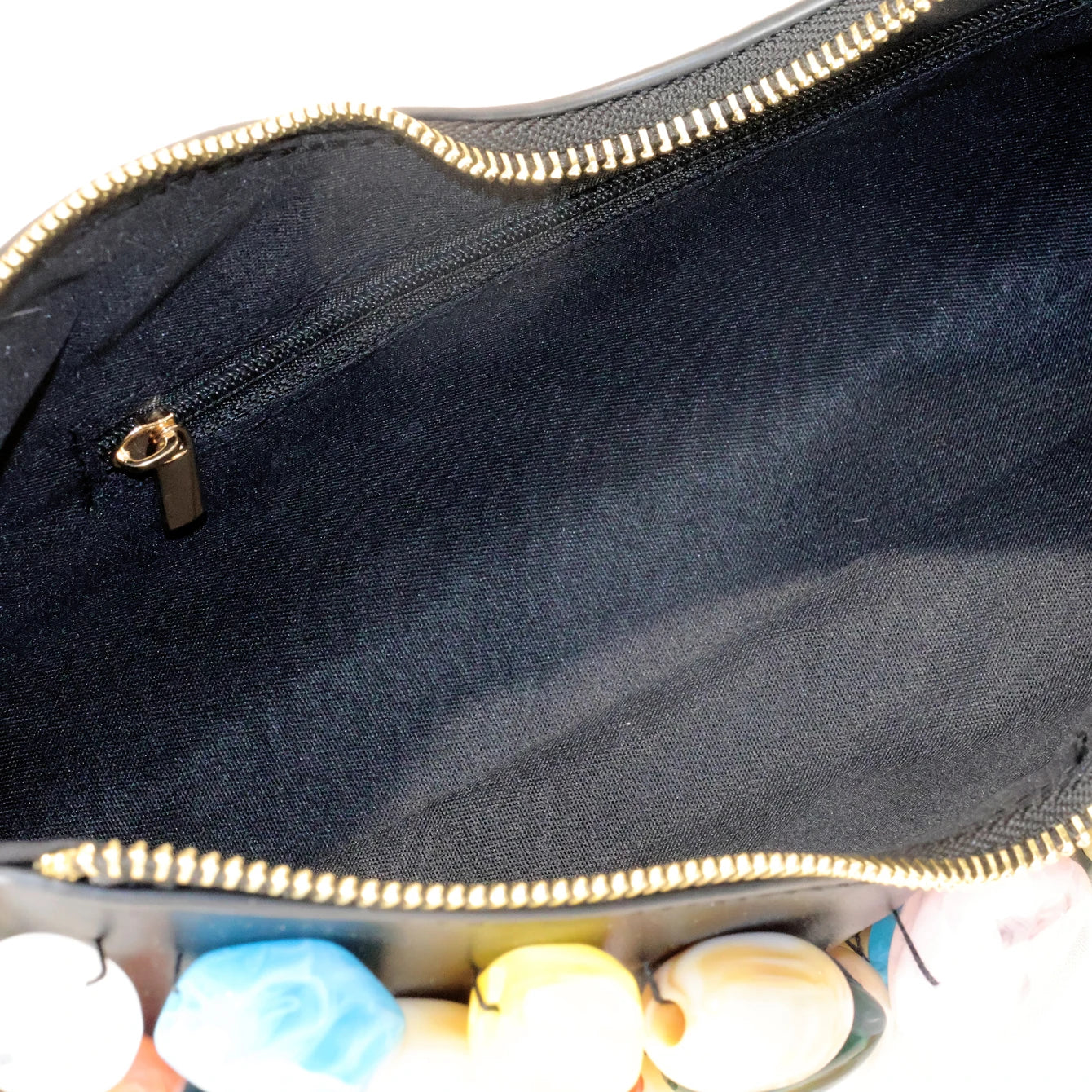 Women's PU Leather Stone Embellished Clutch Shoulder Bag – Wedding & Party, 2 Colors