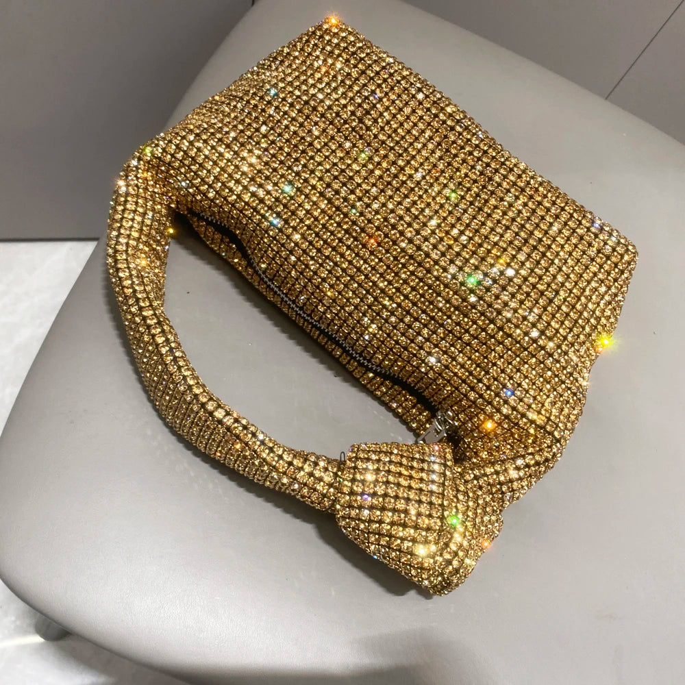 Women's Crystal Rhinestone Evening Clutch Bag – Banquet & Party, 7 Colors