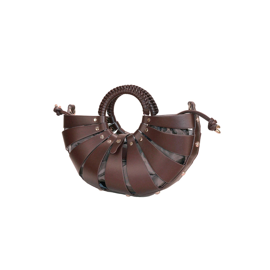Women's PU Leather Round Handbag – Large Capacity Retro Tote, 6 Colors