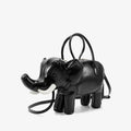 Women's Rhino-Shaped Faux Leather Shoulder Bag – Novelty Handbag, 6 Colors