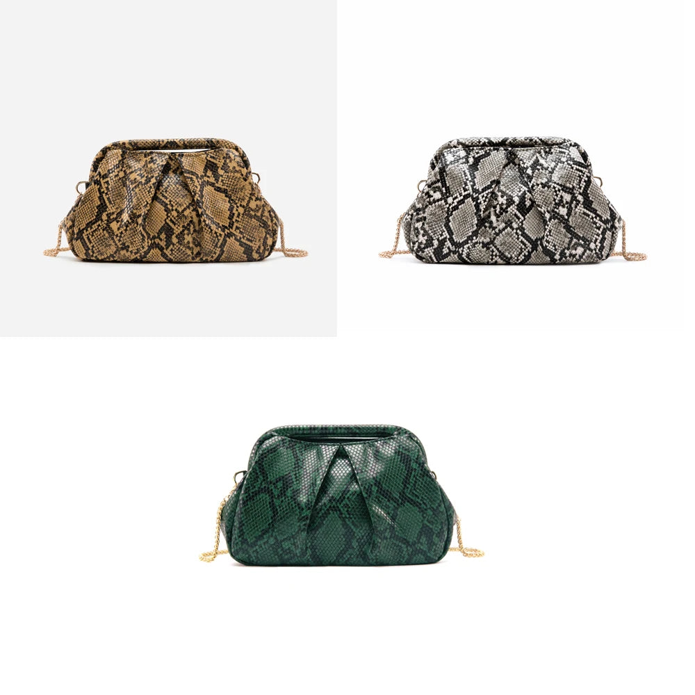 Women's PU Leather Clutch Shoulder Bag – Wedding & Evening, 9 Colors